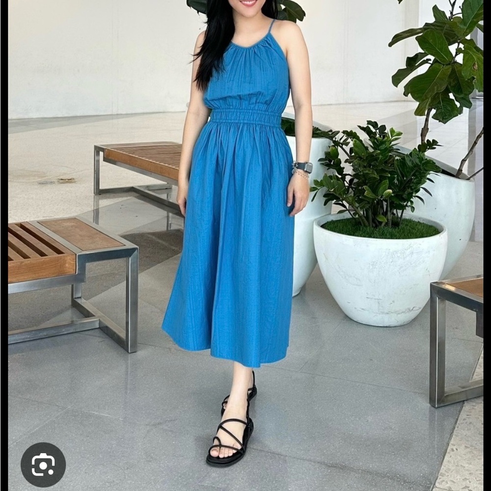 Uniqlo halter cotton maxi dress - Picture 3 of 10